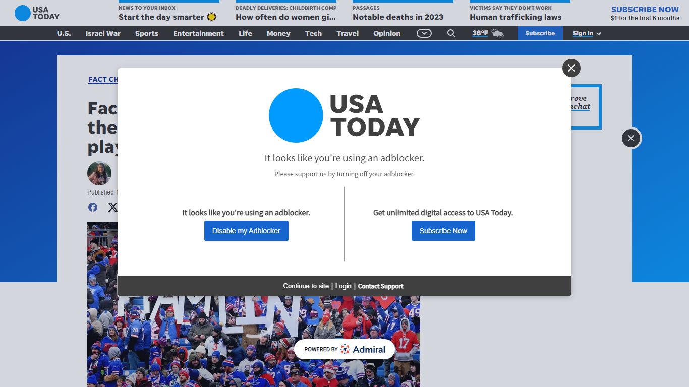 Fact check: False claim that Buffalo Bills player Damar Hamlin is dead